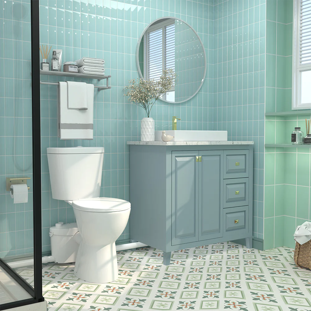 SNFLEX 19" Tall Macerating Toilet | 750W Upflush Toilet - Backorder - Image 8