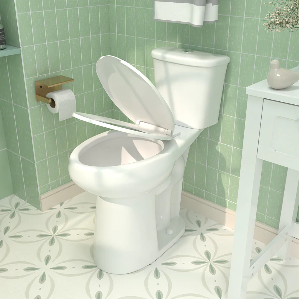 ELEMAZ 21" Extra Tall Toilet | ADA Height Toilet Dual Flush - Image 9