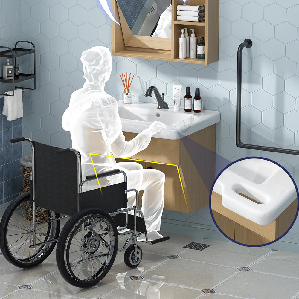 Sigsoul 24″ Floating Bathroom Vanity | ADA-Compliant, Cabinet & Sink Top Only - Image 2