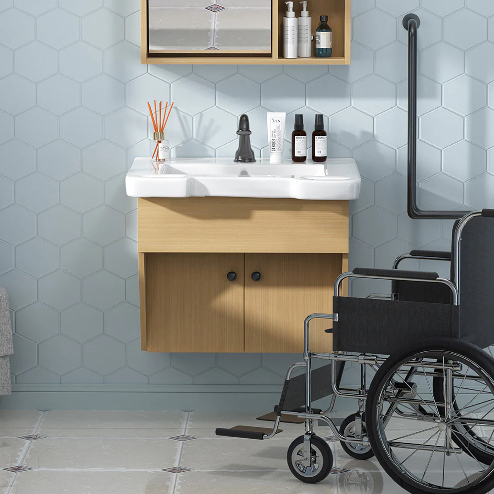 Sigsoul 24″ Floating Bathroom Vanity | ADA-Compliant, Cabinet & Sink Top Only - Image 5