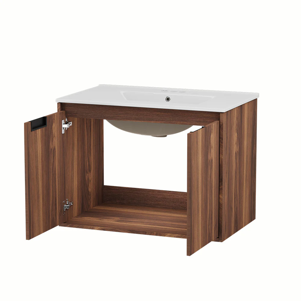 Sigsoul 30 inch Floating Wood Bathroom Vanity - Image 4