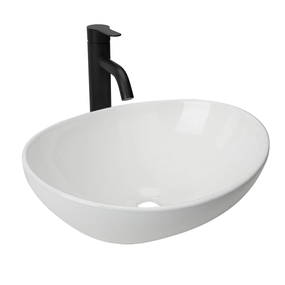 Sigsyl 36 Inch Vessel Sink Vanity | with Side Floor Cabinet, Faucet & Pop-up Drain - Image 10