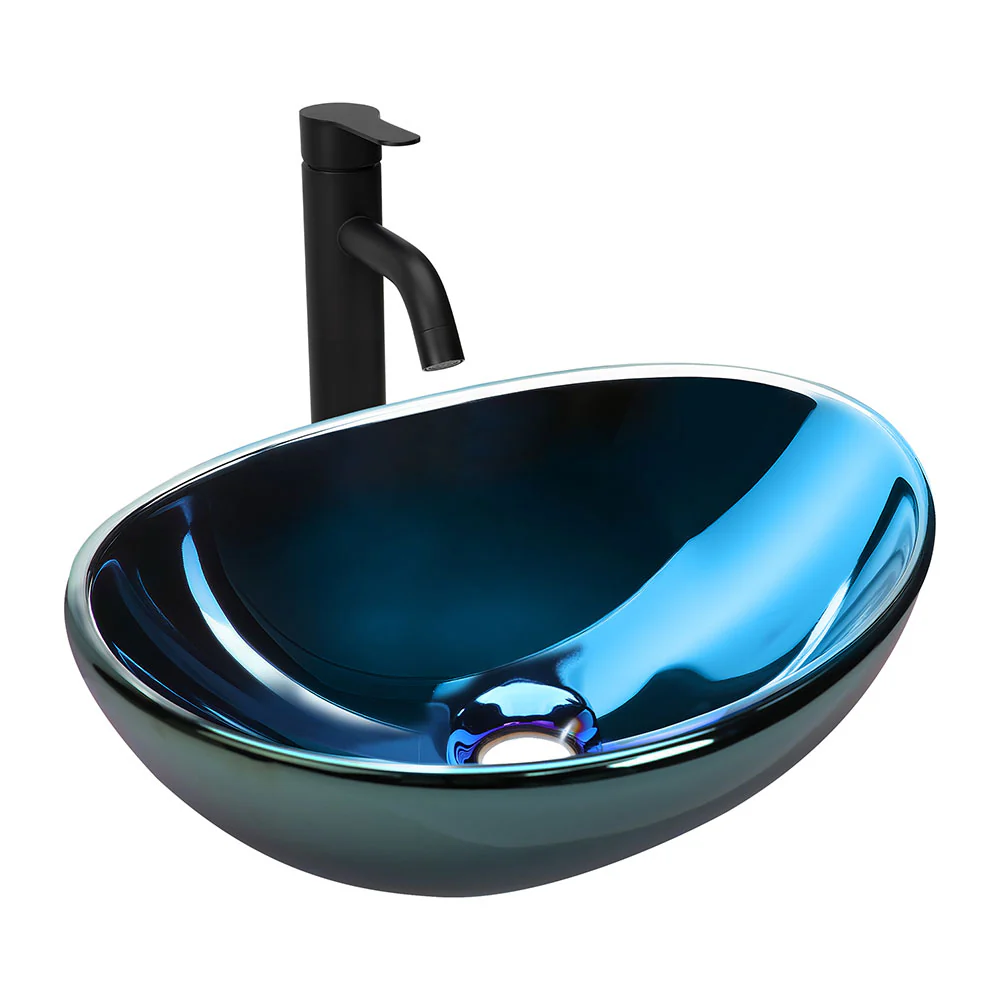 Sigsyl 36 Inch Vessel Sink Vanity | with Side Floor Cabinet, Faucet & Pop-up Drain - Image 12