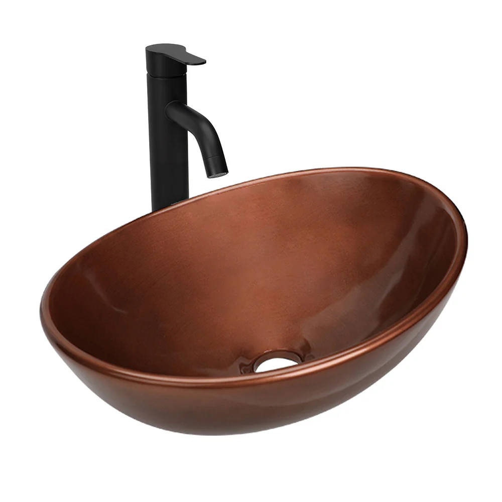 Sigsyl 36 Inch Vessel Sink Vanity | with Side Floor Cabinet, Faucet & Pop-up Drain - Image 14
