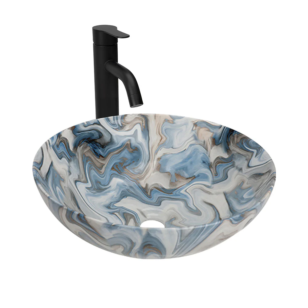 Sigsyl 36 Inch Vessel Sink Vanity | with Side Floor Cabinet, Faucet & Pop-up Drain - Image 18