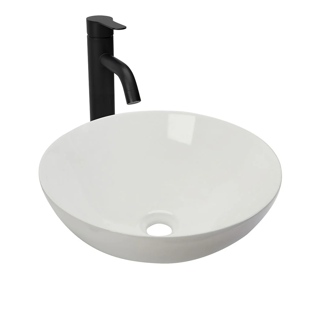 Sigsyl 36 Inch Vessel Sink Vanity | with Side Floor Cabinet, Faucet & Pop-up Drain - Image 20