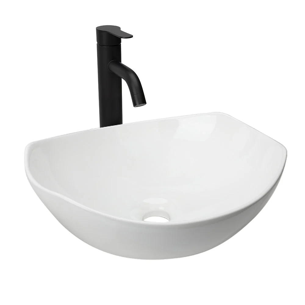 Sigsyl 36 Inch Vessel Sink Vanity | with Side Floor Cabinet, Faucet & Pop-up Drain - Image 22