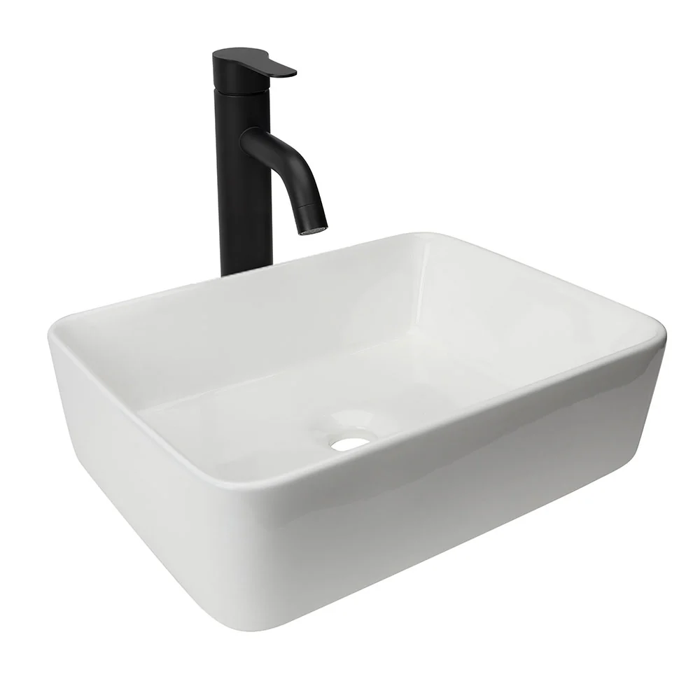 Sigsyl 36 Inch Vessel Sink Vanity | with Side Floor Cabinet, Faucet & Pop-up Drain - Image 6