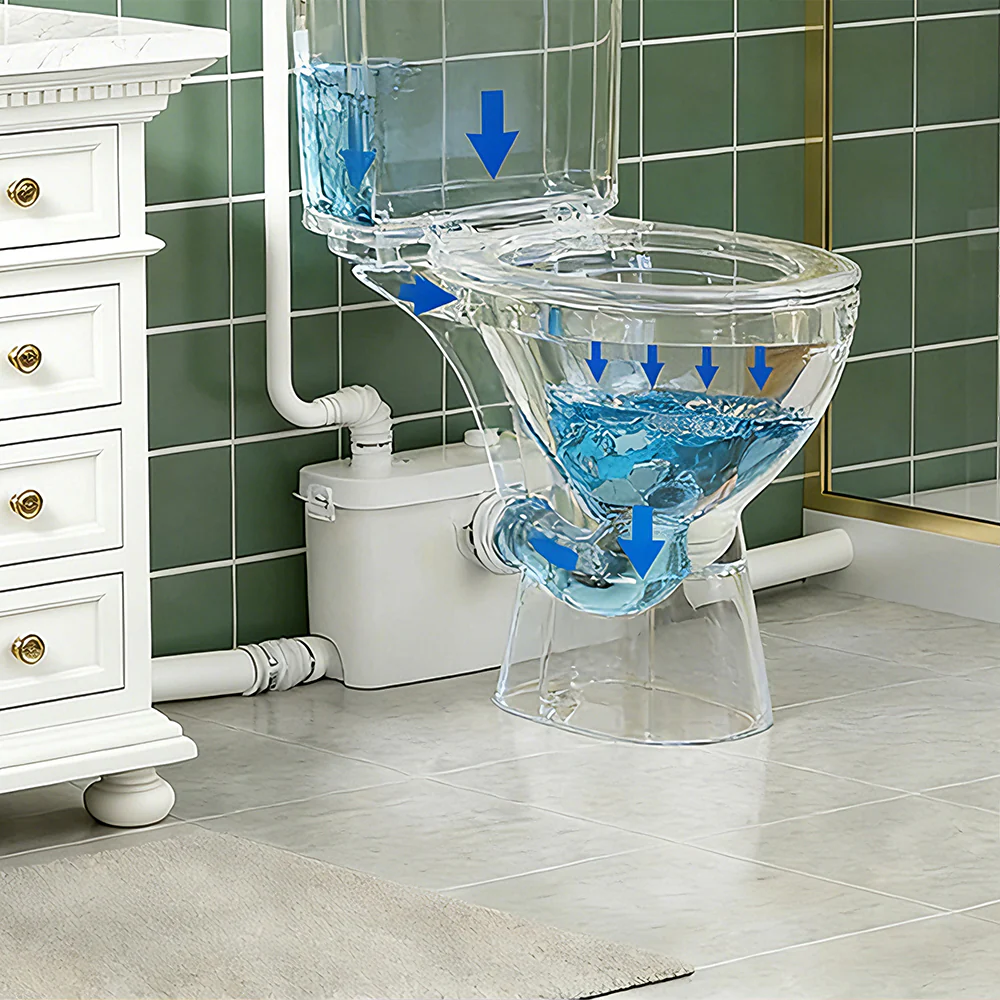 SNFLEX Macerator Pump for Basement Upflush Toilets | 500W - Image 5