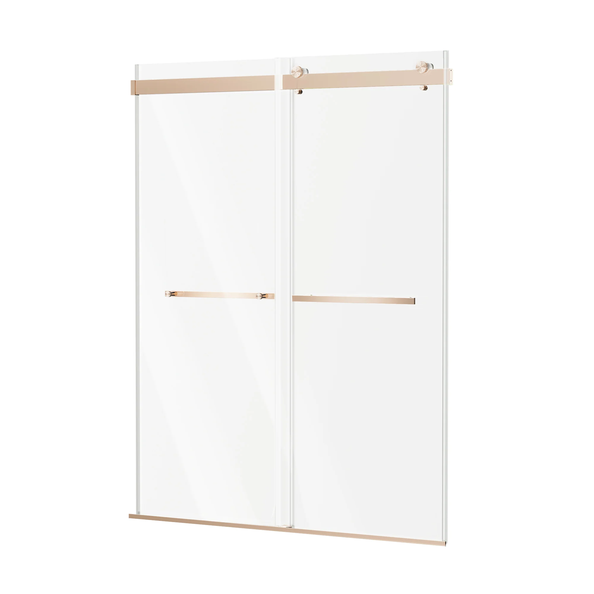 CALYZ Frameless Shower Door | Bypass Sliding 56-60"W x 75"H - Image 22