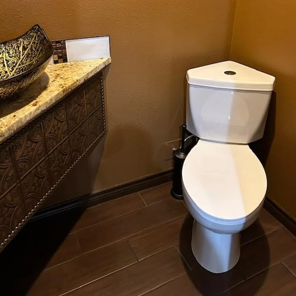 SKIFLEX 17.2" Corner Compact Toilet | Comfort Height - Image 6