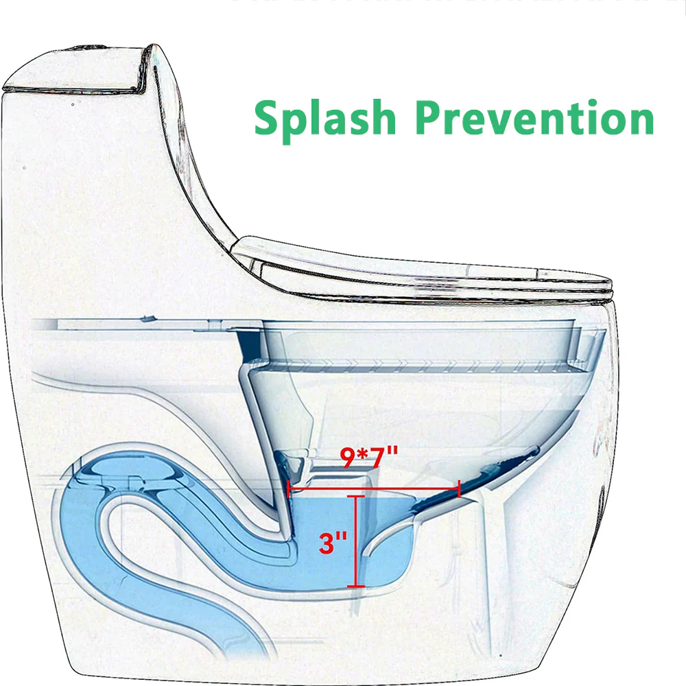 OVRUS Egg-Shaped Toilet | One Piece Compact Green - Image 6