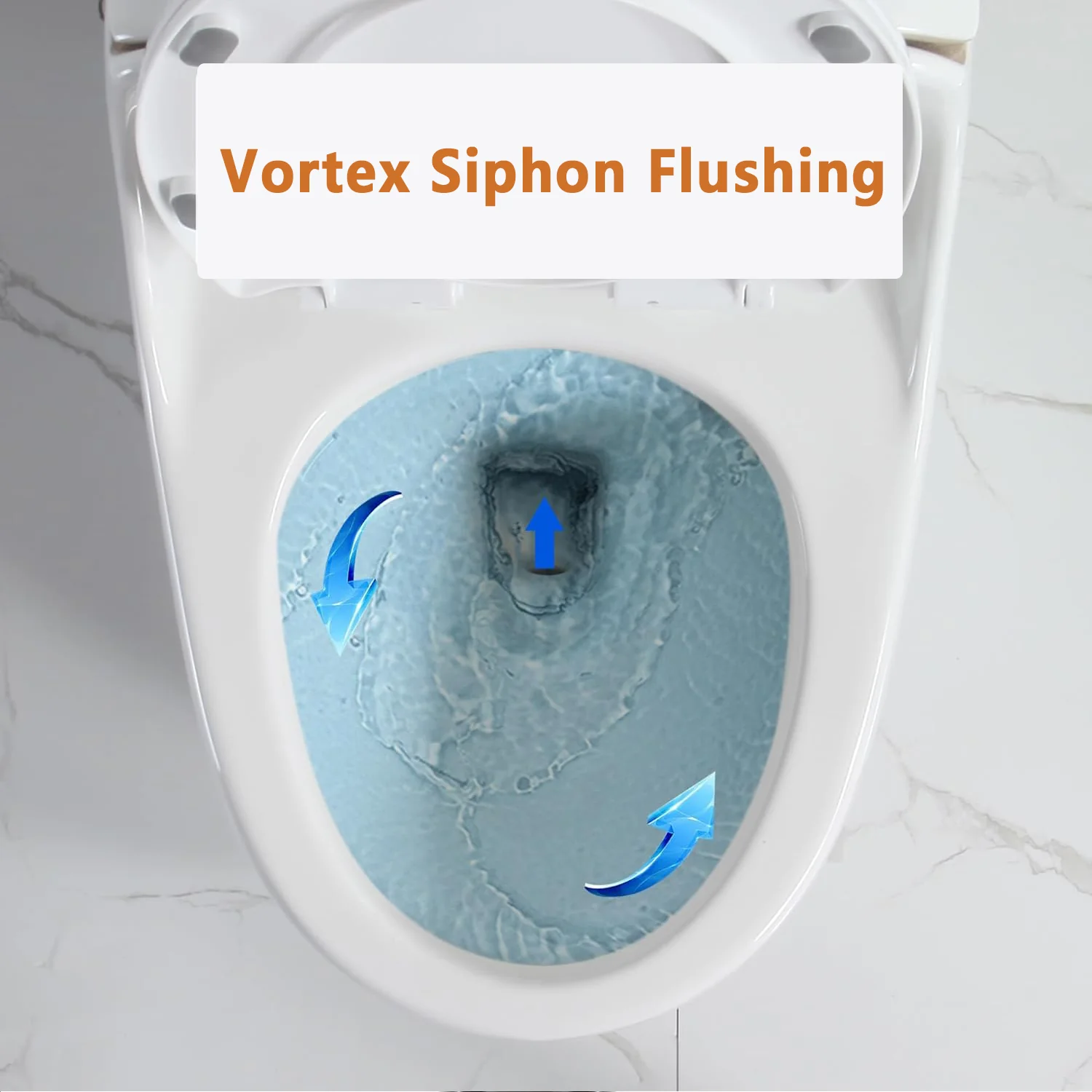 OVRUS Egg-Shaped Toilet | One Piece Compact Orange - Image 5