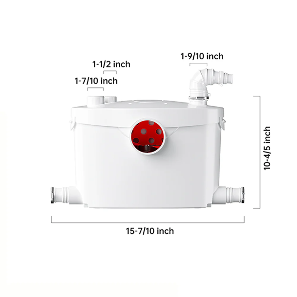 SNFLEX Macerator Pump for Two Piece Upflush Toilet | 600W & 750W - Backorder - Image 5
