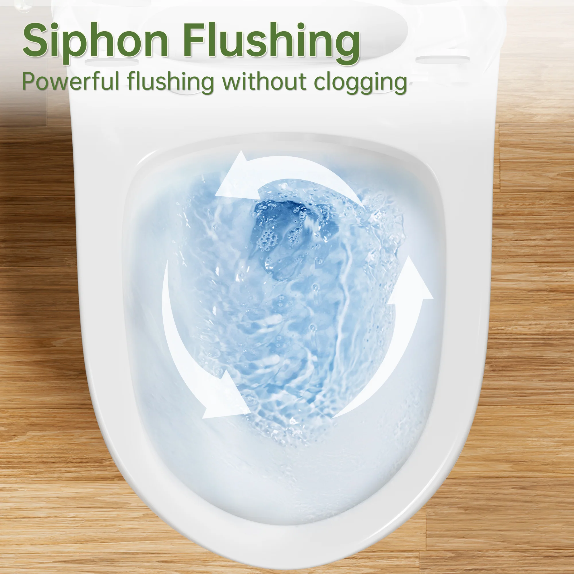 Simple Project One Piece Toilet | 5" Slim Tank Ultra Compact Toilet - Image 3
