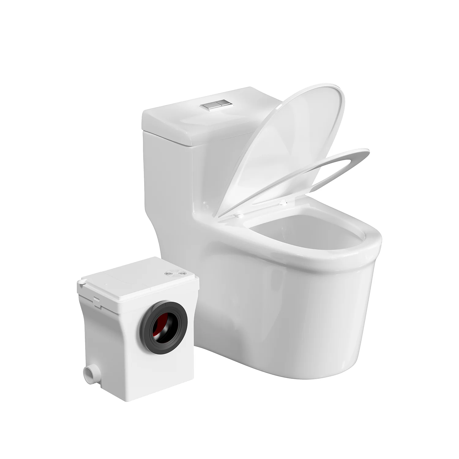 SNFLEX One-Piece Macerating Toilet | 600W Upflush Toilet - Image 6
