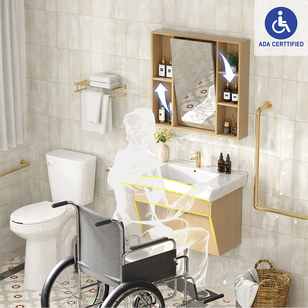 Sigsoul 30 inch Floating Bathroom Vanity | ADA Compliant - Image 3