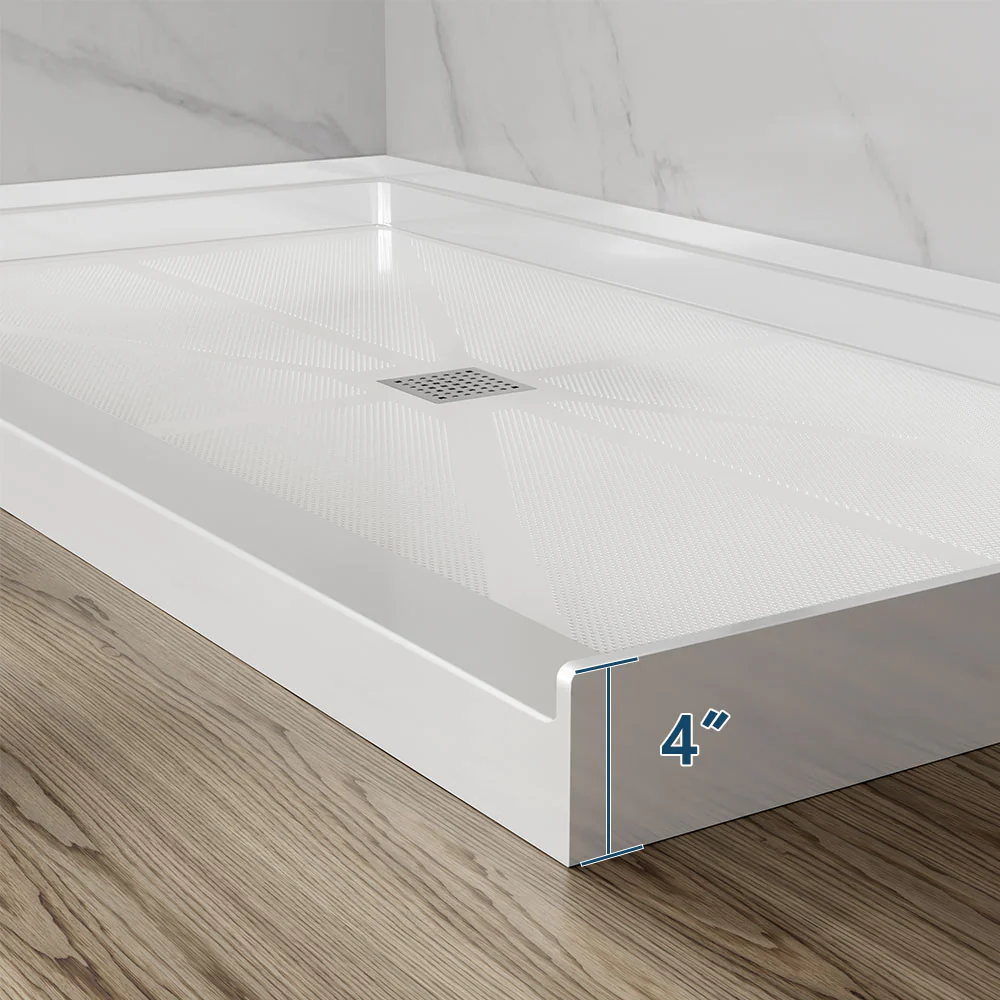 SLYDO Single Threshold Shower Base | Rigid Shower Pan - Image 5