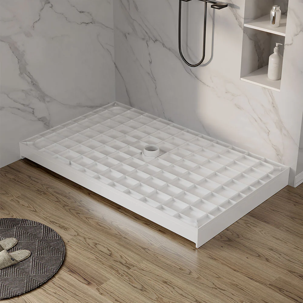 SLYDO Single Threshold Shower Base | Rigid Shower Pan - Image 7
