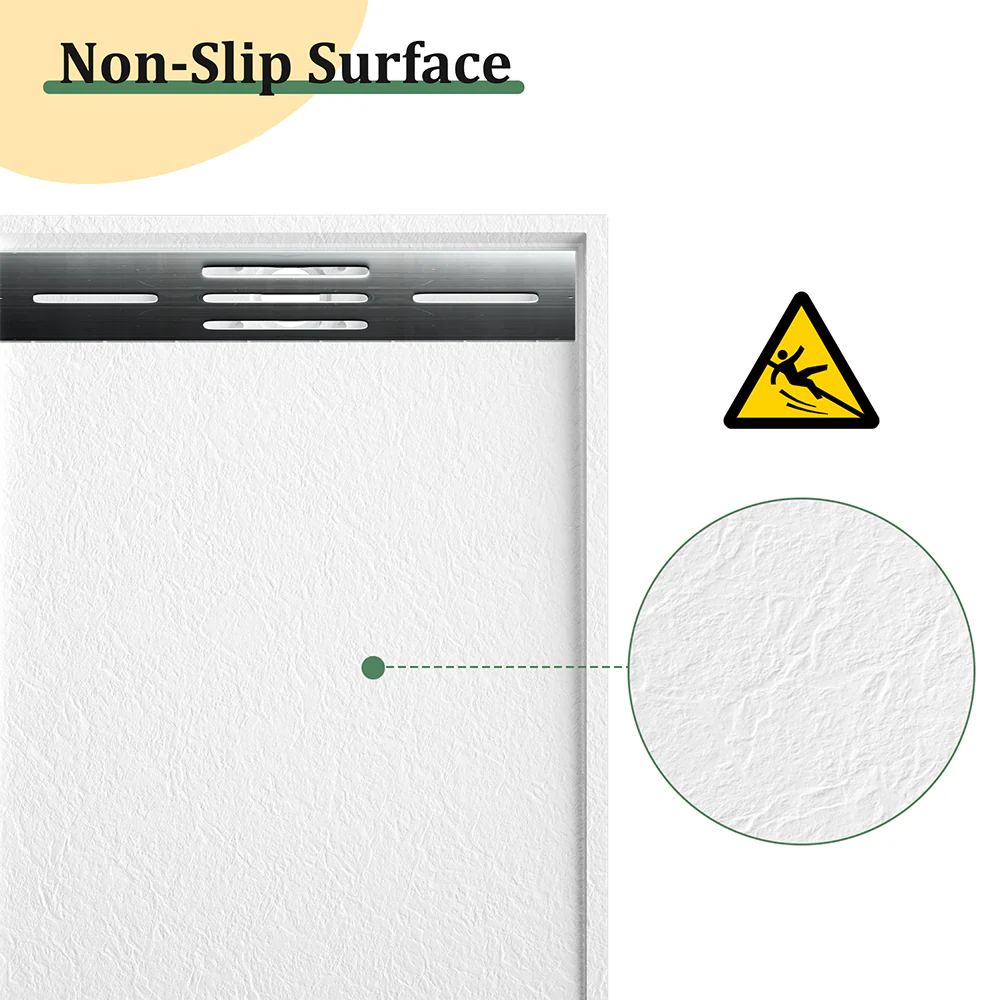 SLYDO Curbless Shower Base | Shower Pan Linear Drain - Image 5