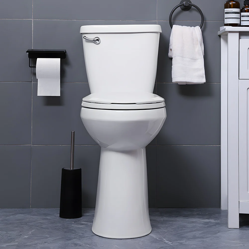 ELEMAZ 21" Extra Tall Toilet | ADA Height Toilet Elongated Bowl - Image 6